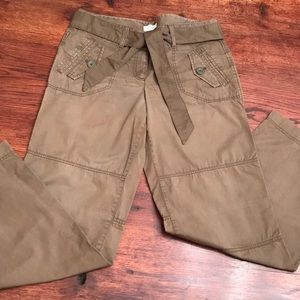 Great LOFT pant with tie belt - fun details
